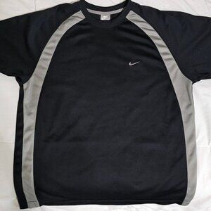 Nike 2-tone XL Mens (tight weave knit polyester) Sports Tee